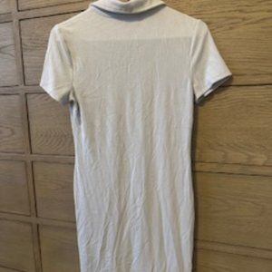 Cute Button Up Dress With slit at Bottom